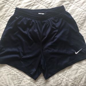 Nike Dri-Fit Navy Soccer Shorts
